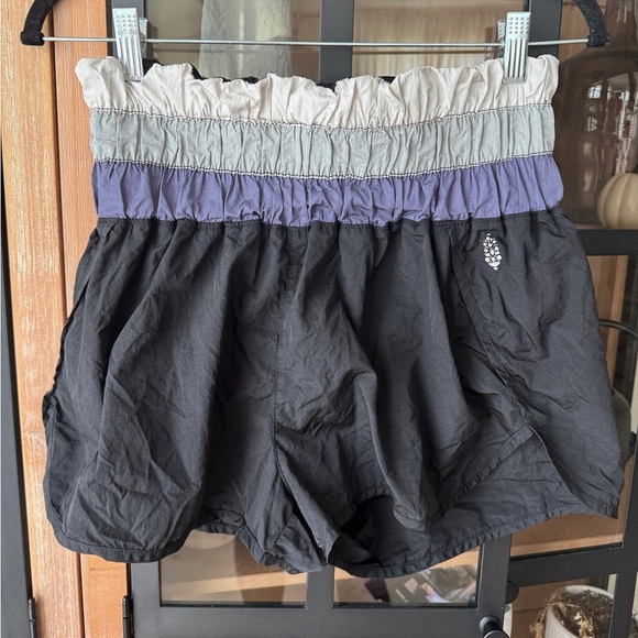 FP movement the way home high rise shorts running workout colorblock free people - Picture 1 of 9